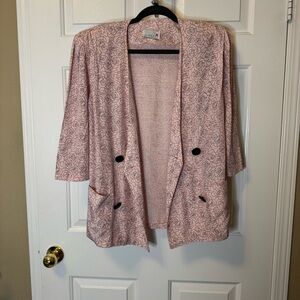 Vintage ILGWU Pink Lightweight Blazer Medium